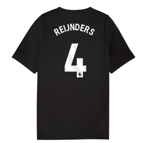 2025-2026 Man City Training Jersey (Black) - Kids (Reijnders 4)