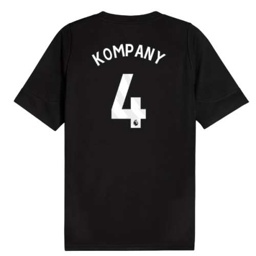 2025-2026 Man City Training Jersey (Black) (Kompany 4)