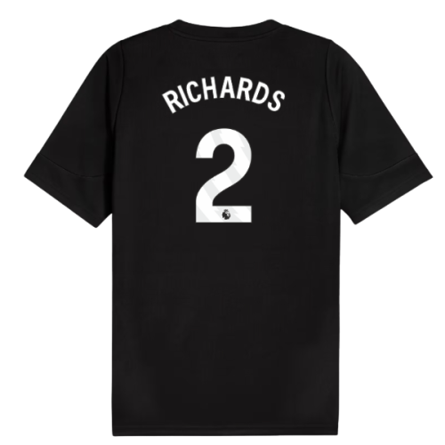 2025-2026 Man City Training Jersey (Black) (Richards 2)