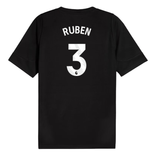 2025-2026 Man City Training Jersey (Black) (Ruben 3)