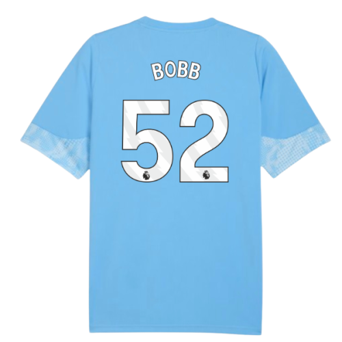 2025-2026 Man City Training Jersey (Light Blue) (Bobb 52)