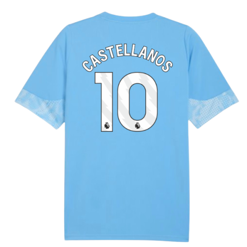 2025-2026 Man City Training Jersey (Light Blue) (Castellanos 10)