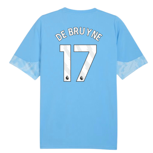 2025-2026 Man City Training Jersey (Light Blue) (De Bruyne 17)