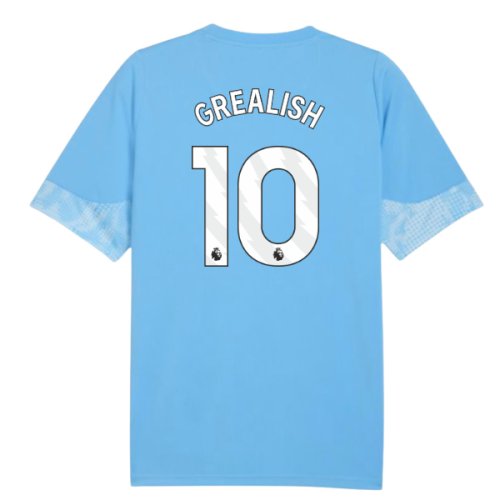 2025-2026 Man City Training Jersey (Light Blue) (Grealish 10)