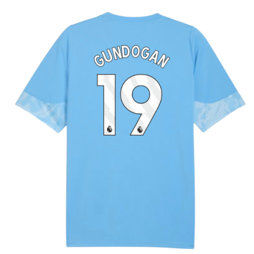 2025-2026 Man City Training Jersey (Light Blue) (Gundogan 19)