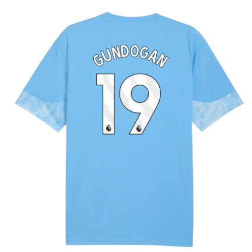 2025-2026 Man City Training Jersey (Light Blue) (Gundogan 19)
