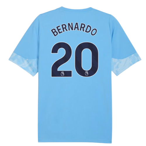 2025-2026 Man City Training Jersey (Light Blue) - Kids (Bernardo 20)