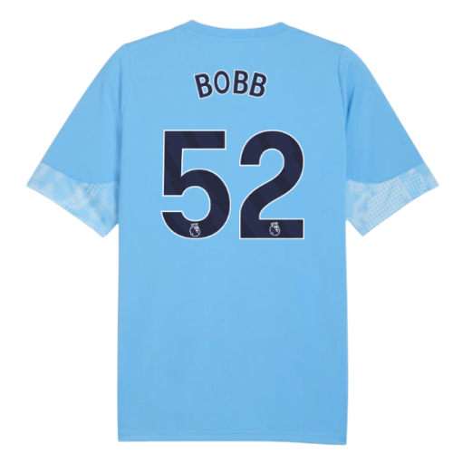 2025-2026 Man City Training Jersey (Light Blue) - Kids (Bobb 52)