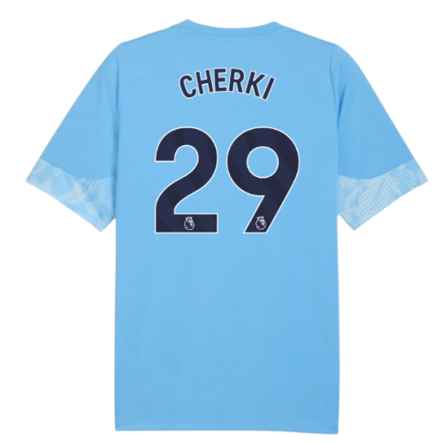 2025-2026 Man City Training Jersey (Light Blue) - Kids (Cherki 29)