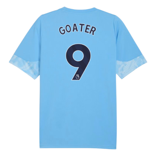 2025-2026 Man City Training Jersey (Light Blue) - Kids (Goater 9)