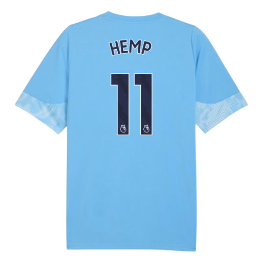2025-2026 Man City Training Jersey (Light Blue) - Kids (Hemp 11)