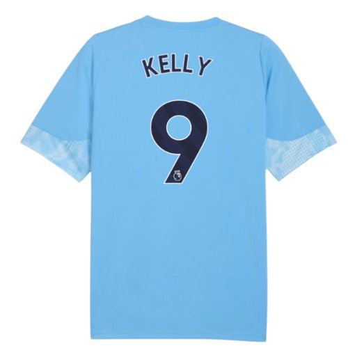 2025-2026 Man City Training Jersey (Light Blue) - Kids (Kelly 9)