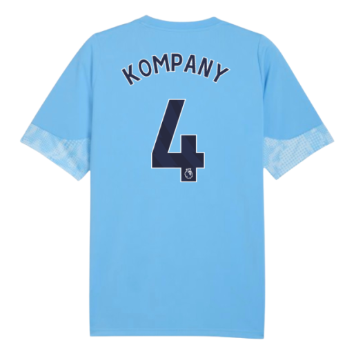 2025-2026 Man City Training Jersey (Light Blue) - Kids (Kompany 4)