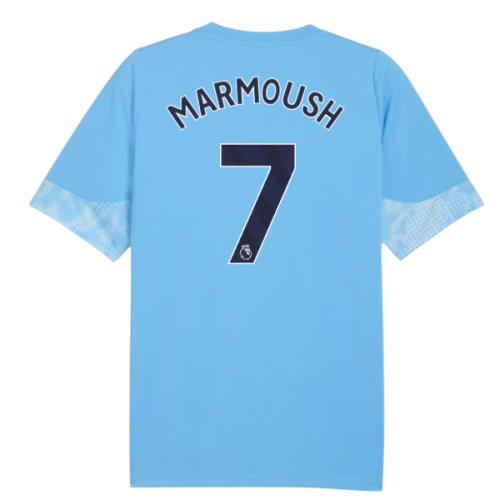 2025-2026 Man City Training Jersey (Light Blue) - Kids (Marmoush 7)