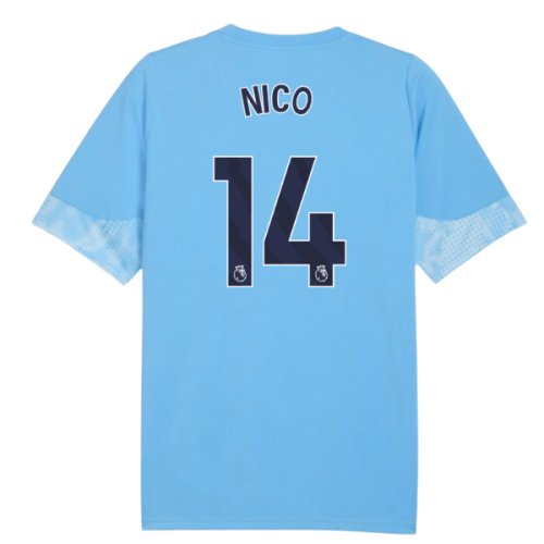 2025-2026 Man City Training Jersey (Light Blue) - Kids (Nico 14)