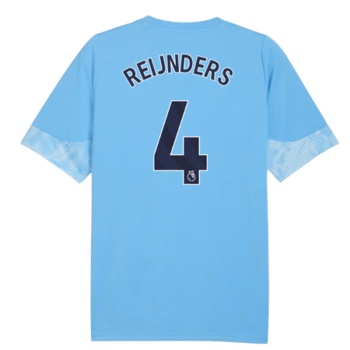 2025-2026 Man City Training Jersey (Light Blue) - Kids (Reijnders 4)