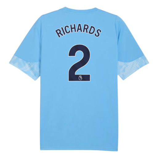 2025-2026 Man City Training Jersey (Light Blue) - Kids (Richards 2)