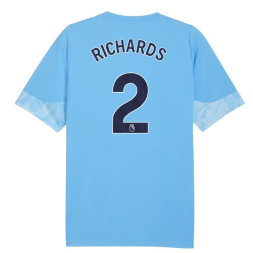 2025-2026 Man City Training Jersey (Light Blue) - Kids (Richards 2)