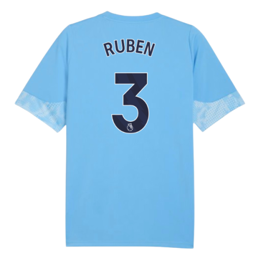 2025-2026 Man City Training Jersey (Light Blue) - Kids (Ruben 3)