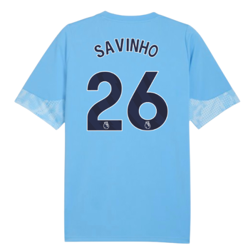 2025-2026 Man City Training Jersey (Light Blue) - Kids (Savinho 26)