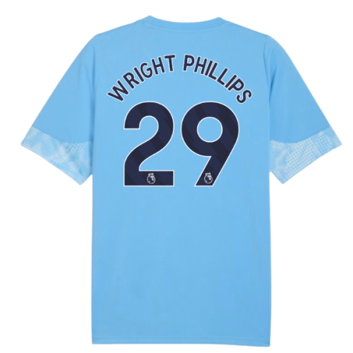 2025-2026 Man City Training Jersey (Light Blue) - Kids (Wright Phillips 29)