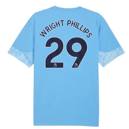 2025-2026 Man City Training Jersey (Light Blue) - Kids (Wright Phillips 29)