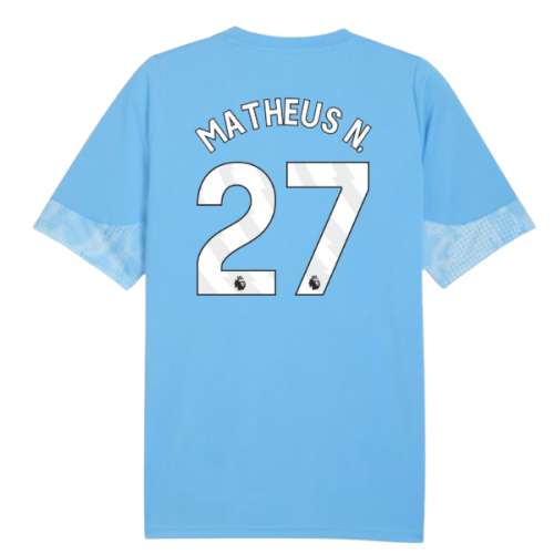 2025-2026 Man City Training Jersey (Light Blue) (Matheus N. 27)