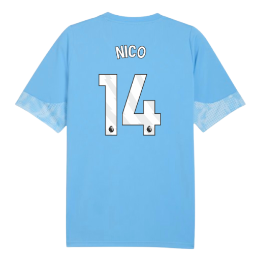 2025-2026 Man City Training Jersey (Light Blue) (Nico 14)