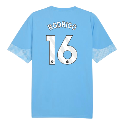2025-2026 Man City Training Jersey (Light Blue) (Rodrigo 16)