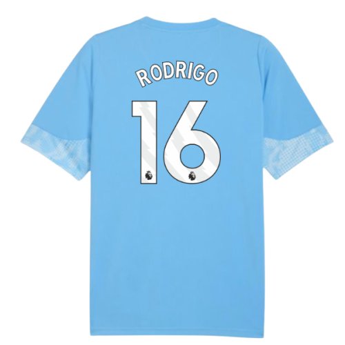 2025-2026 Man City Training Jersey (Light Blue) (Rodrigo 16)