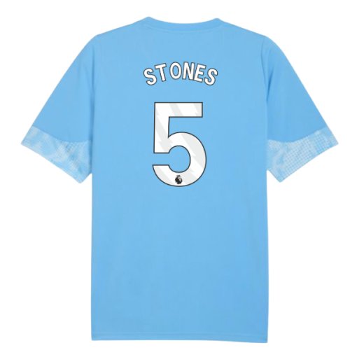 2025-2026 Man City Training Jersey (Light Blue) (Stones 5)