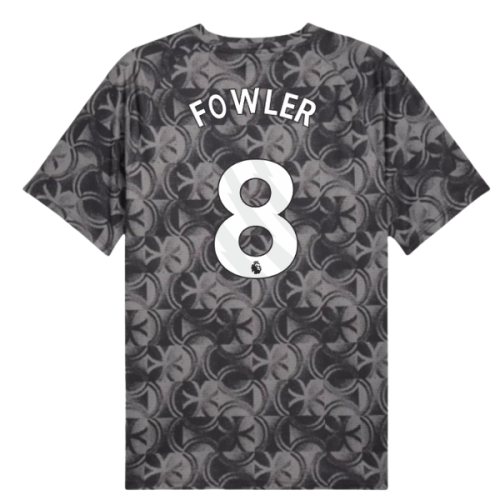 2025-2026 Man City Warm Up Jersey (Black) (Fowler 8)
