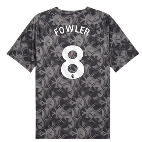2025-2026 Man City Warm Up Jersey (Black) (Fowler 8)