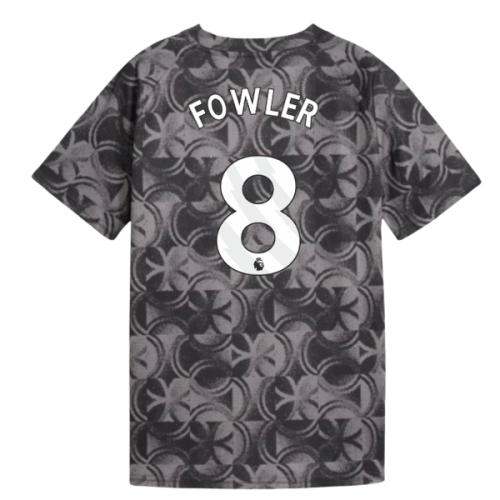 2025-2026 Man City Warm Up Jersey (Black) - Kids (Fowler 8)