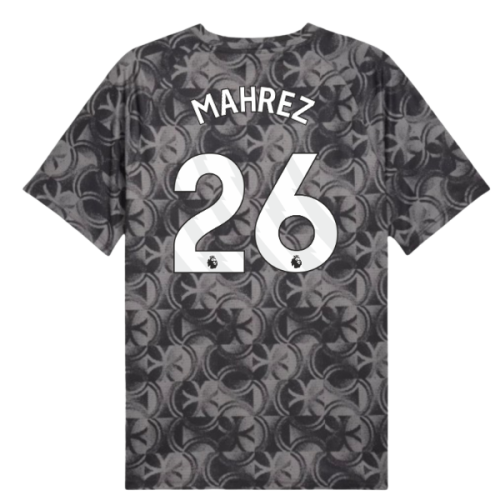 2025-2026 Man City Warm Up Jersey (Black) (Mahrez 26)