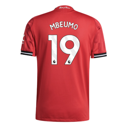 2025-2026 Man Utd Authentic Home Shirt (Mbeumo 19)