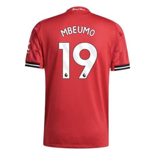 2025-2026 Man Utd Authentic Home Shirt (Mbeumo 19)