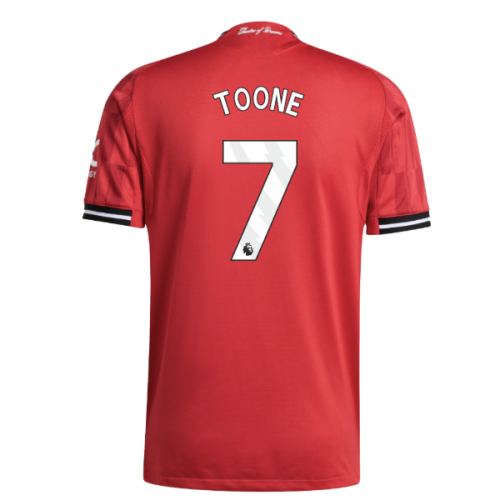 2025-2026 Man Utd Authentic Home Shirt (Toone 7)