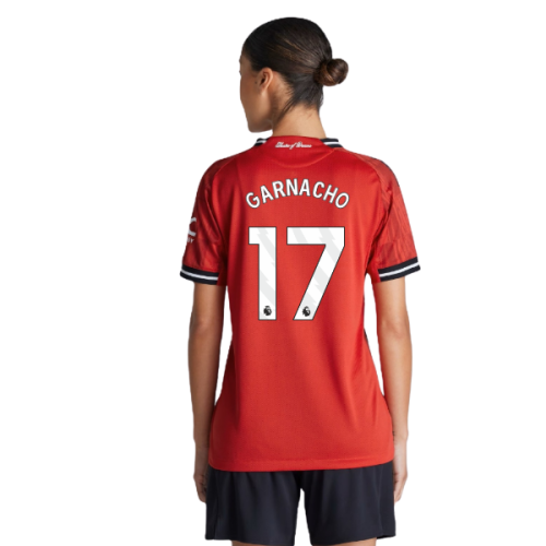 2025-2026 Man Utd Authentic Home Shirt (Womens) (Garnacho 17)