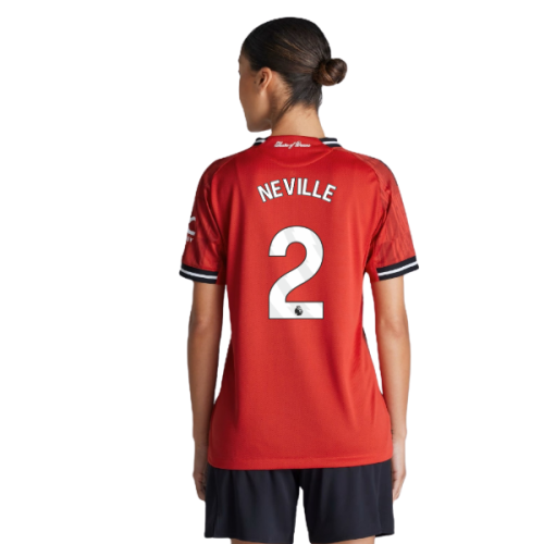 2025-2026 Man Utd Authentic Home Shirt (Womens) (Neville 2)