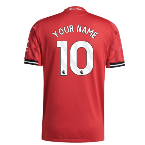 2025-2026 Man Utd Authentic Home Shirt (Your Name)