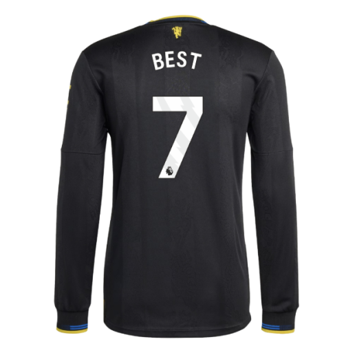 2025-2026 Man Utd Authentic Long Sleeve Third Shirt (Best 7)