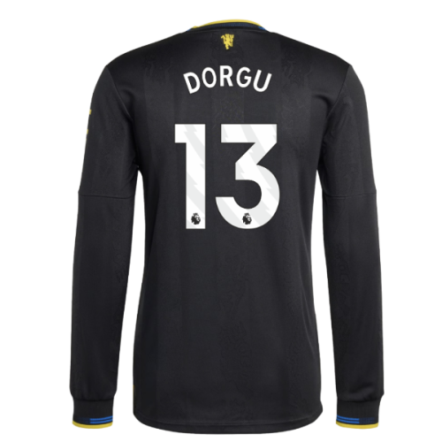 2025-2026 Man Utd Authentic Long Sleeve Third Shirt (Dorgu 13)