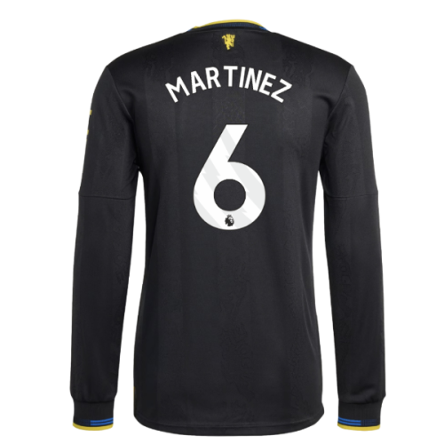 2025-2026 Man Utd Authentic Long Sleeve Third Shirt (Martinez 6)