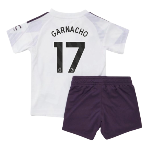 2025-2026 Man Utd Away Baby Kit (Garnacho 17)