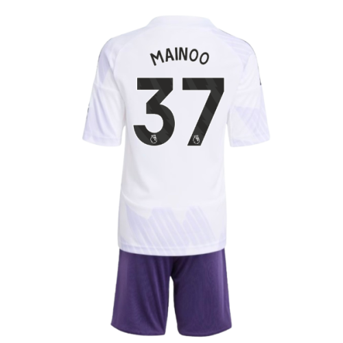 2025-2026 Man Utd Away Mini Kit (Mainoo 37)
