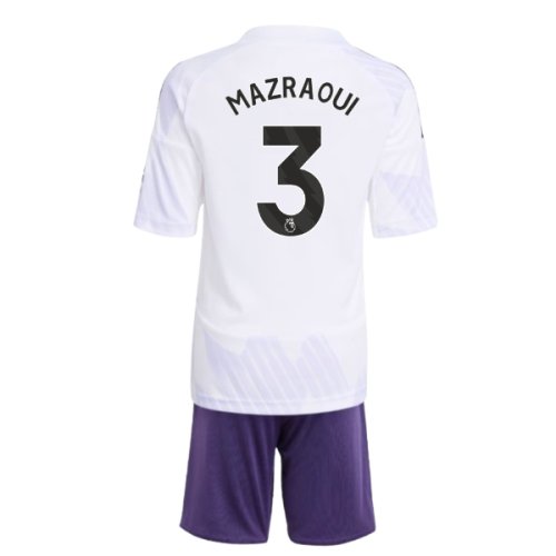 2025-2026 Man Utd Away Mini Kit (Mazraoui 3)