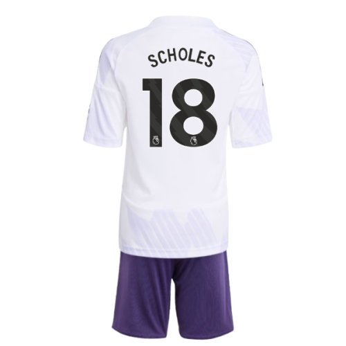 2025-2026 Man Utd Away Mini Kit (Scholes 18)