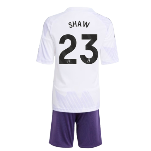 2025-2026 Man Utd Away Mini Kit (Shaw 23)