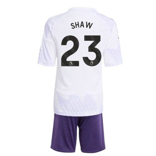 2025-2026 Man Utd Away Mini Kit (Shaw 23)